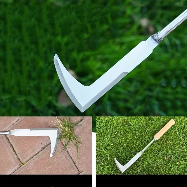 L-Shaped Stainless Steel Weed Puller 4