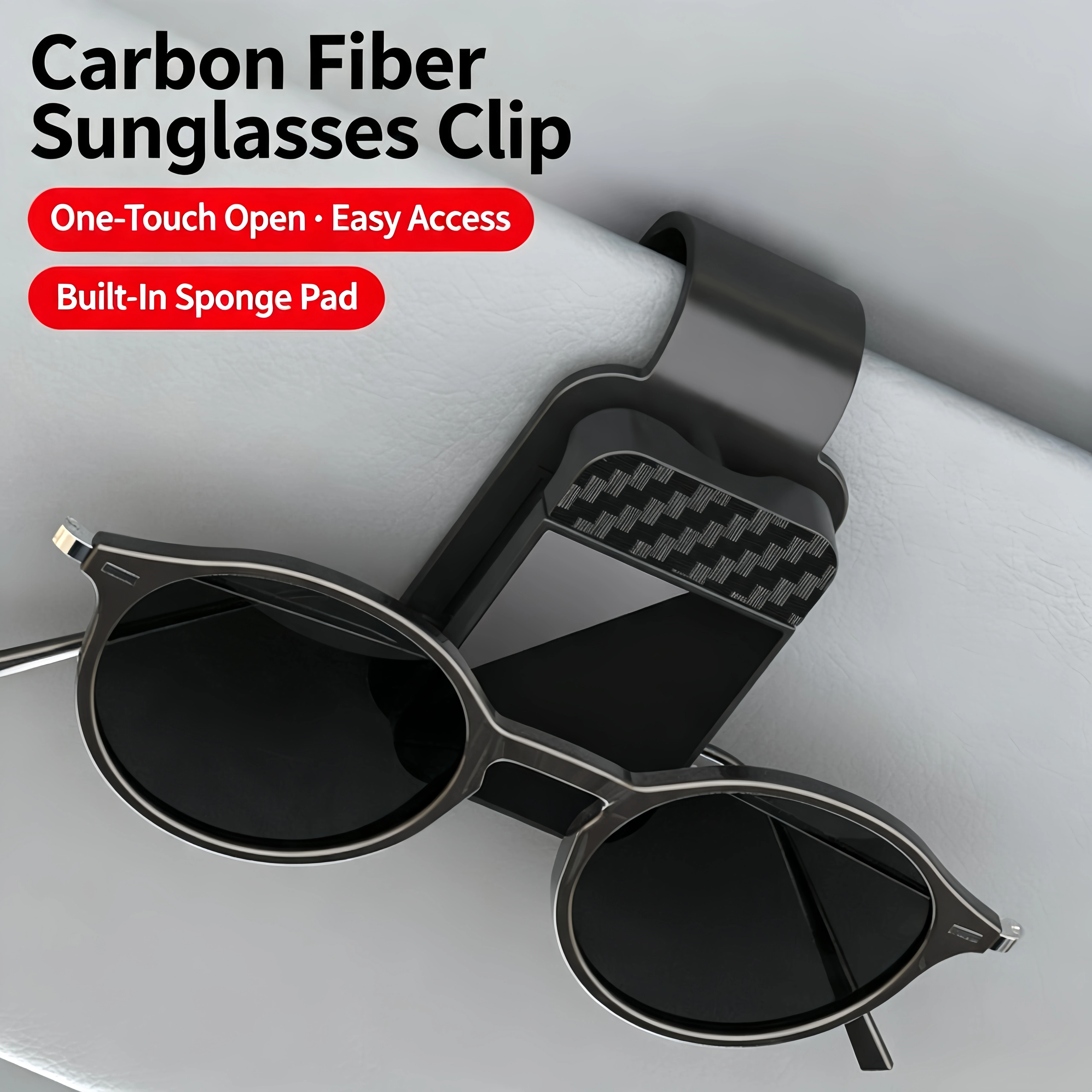 Auto Sonnenblende Sonnenbrille Clip Halter Stabile Brillen Aufhänger 2