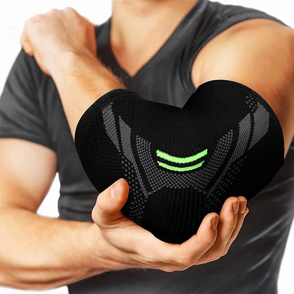Sweat-Absorbing Elbow Support Sleeve for Sports 4