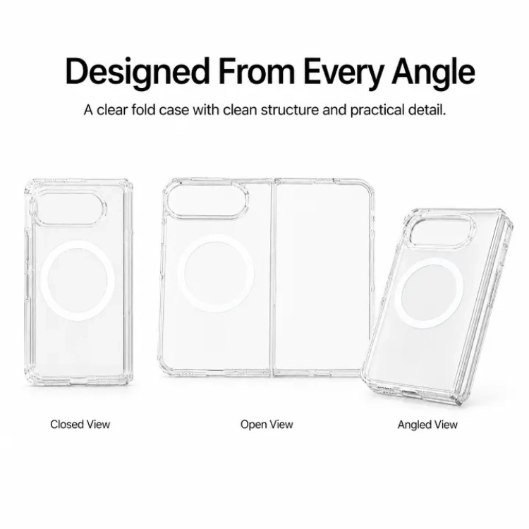 C0436 For IPhone Duo Magnetic Transparent Acrylic Crystal 3