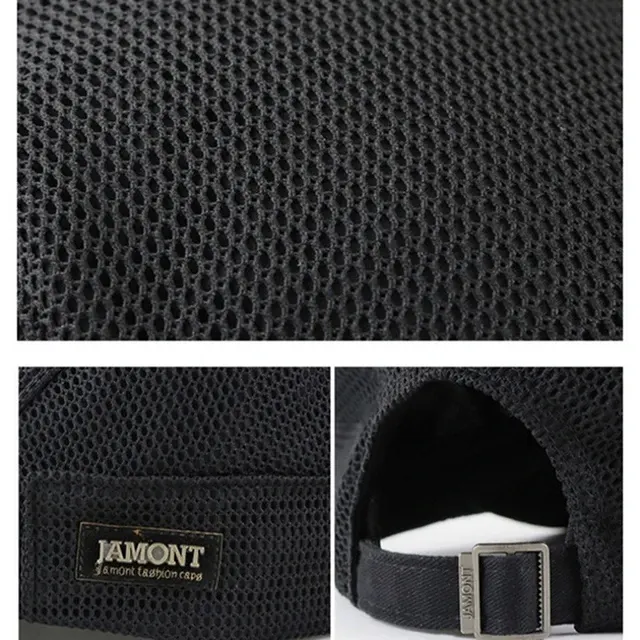 Breathable Mesh Beret Cap with Sun Protection 3