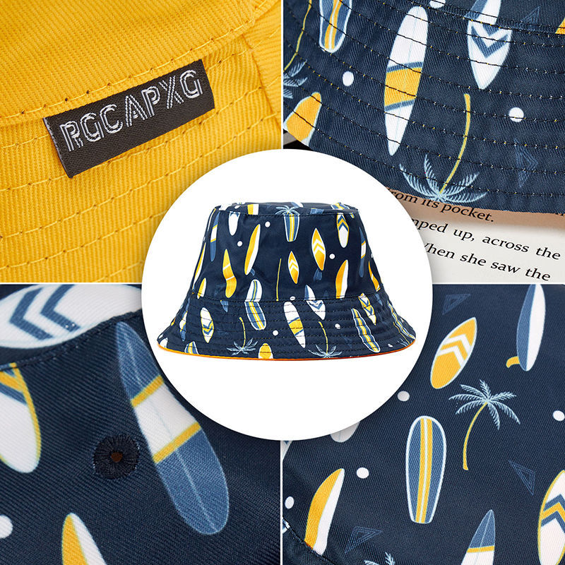 Bucket Hat aus Baumwolle mit Stickerei 2