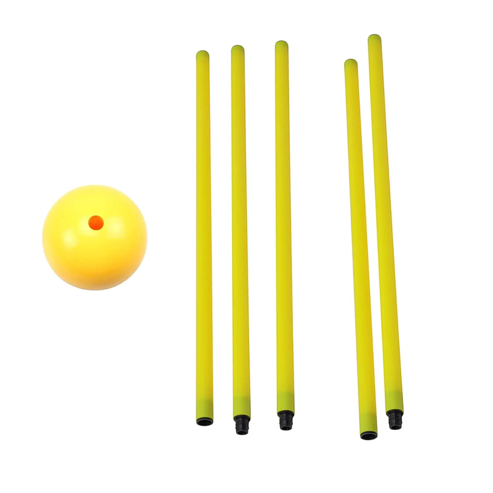 Trainingsmarker Fußballschild Stange Verschleißfest Vielseitig Einsetzbar 50 cm 2