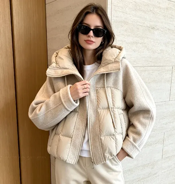 Women's Hooded Quilted Jacket 2