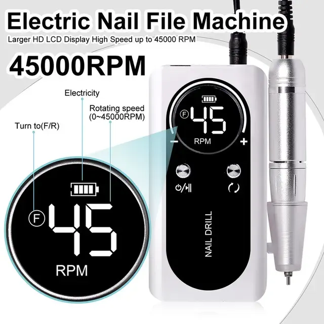 Electric Nail File for Manicure 3