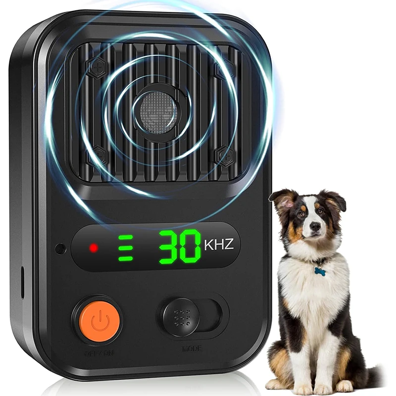 Tragbarer Hundevertreiber 25 kHz Frequenz Dreistufige Einstellung Einstellbare