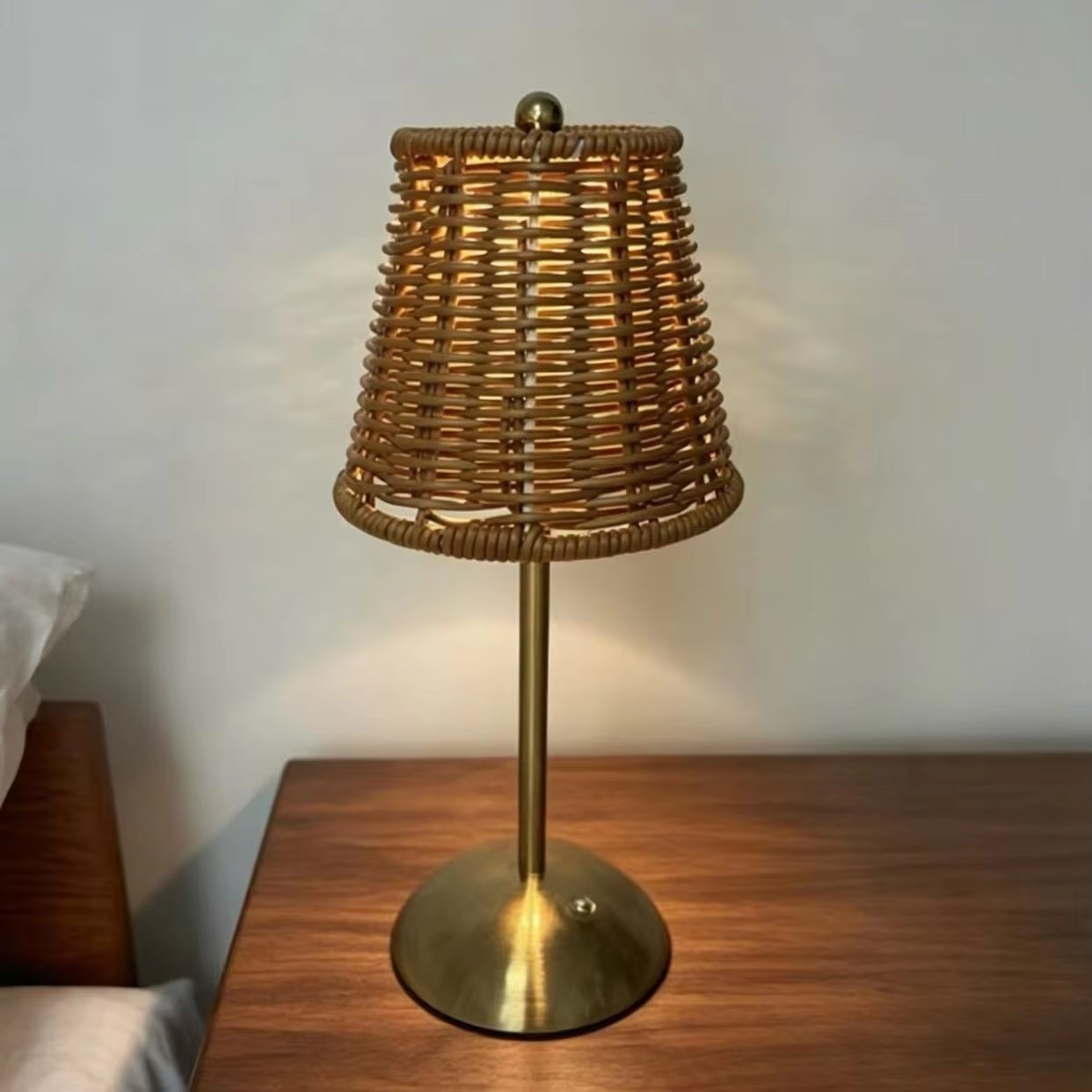 Southeast Asian Rattan Rechargeable Night Light 2