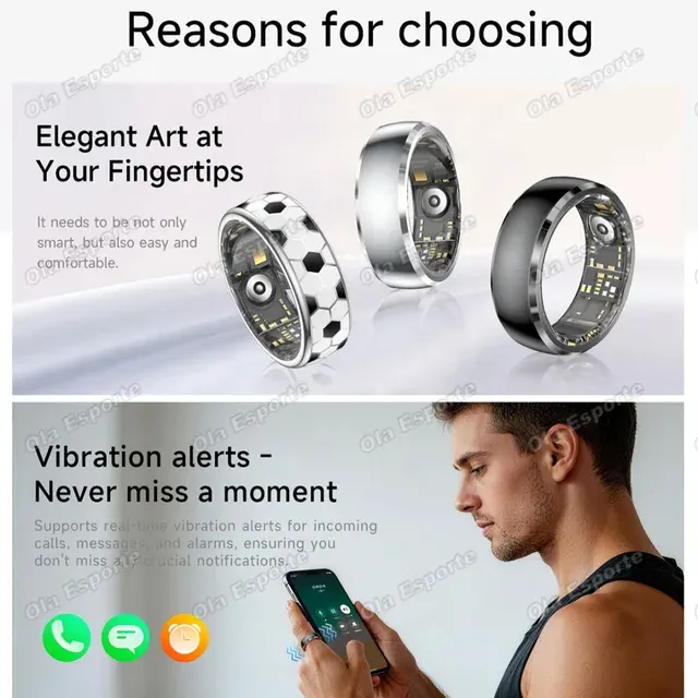 Stainless Steel Smart Ring 3