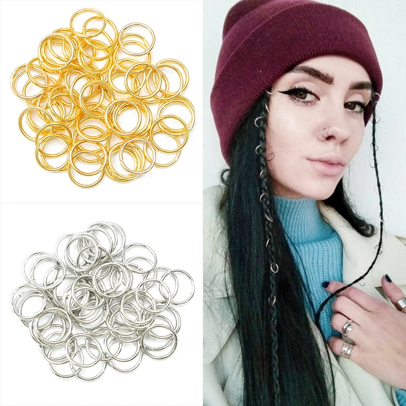 50 Stücke Mix Farbe Haar Geflecht Dreadlock Perlen 2