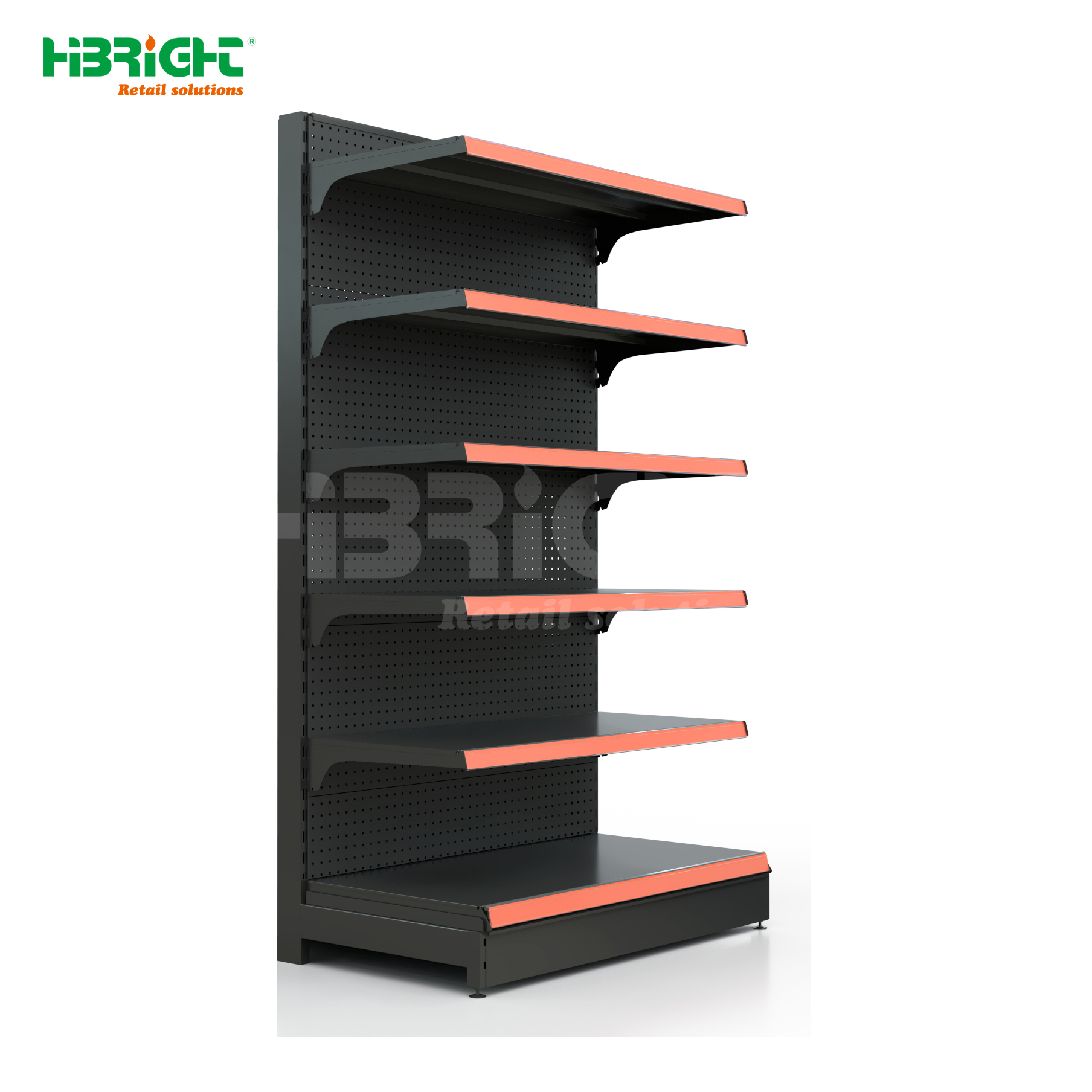 LED Gondola Shelf with Advertising Board 4
