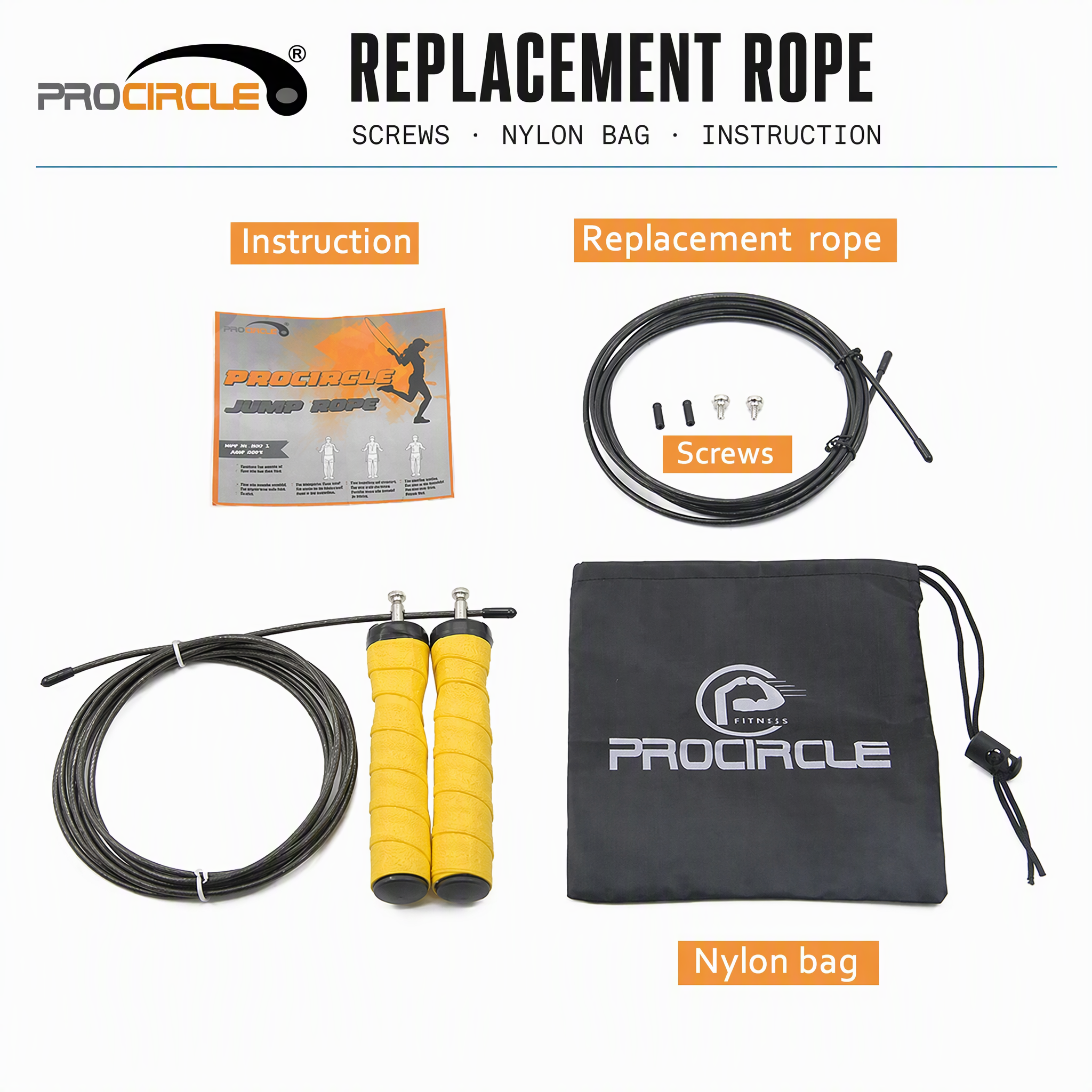 Weighted Jump Rope 10 FT Cable 360 Degree 4