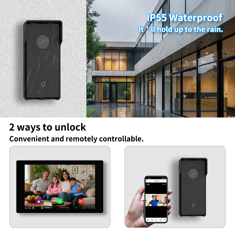 Wireless 10-Inch TFT Video Door Phone 2