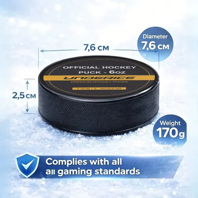 5 10 Stück Hockey Puck Eishockey Pucks Solid 3