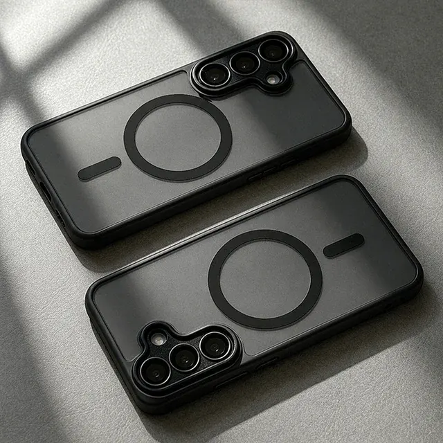 Luxury Magnetic Phone Case with Lens Protection for Samsung 3