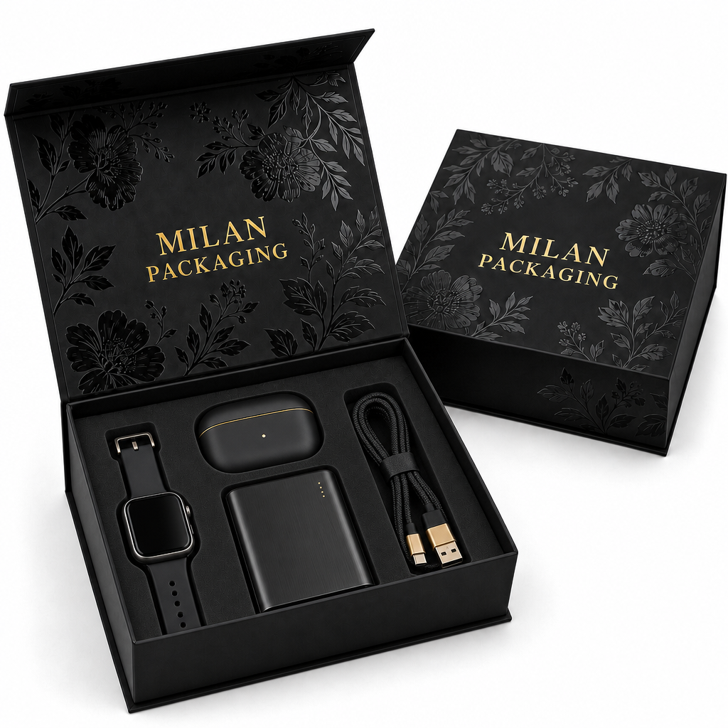 Luxury Magnetic Box for Electronics UV Coated