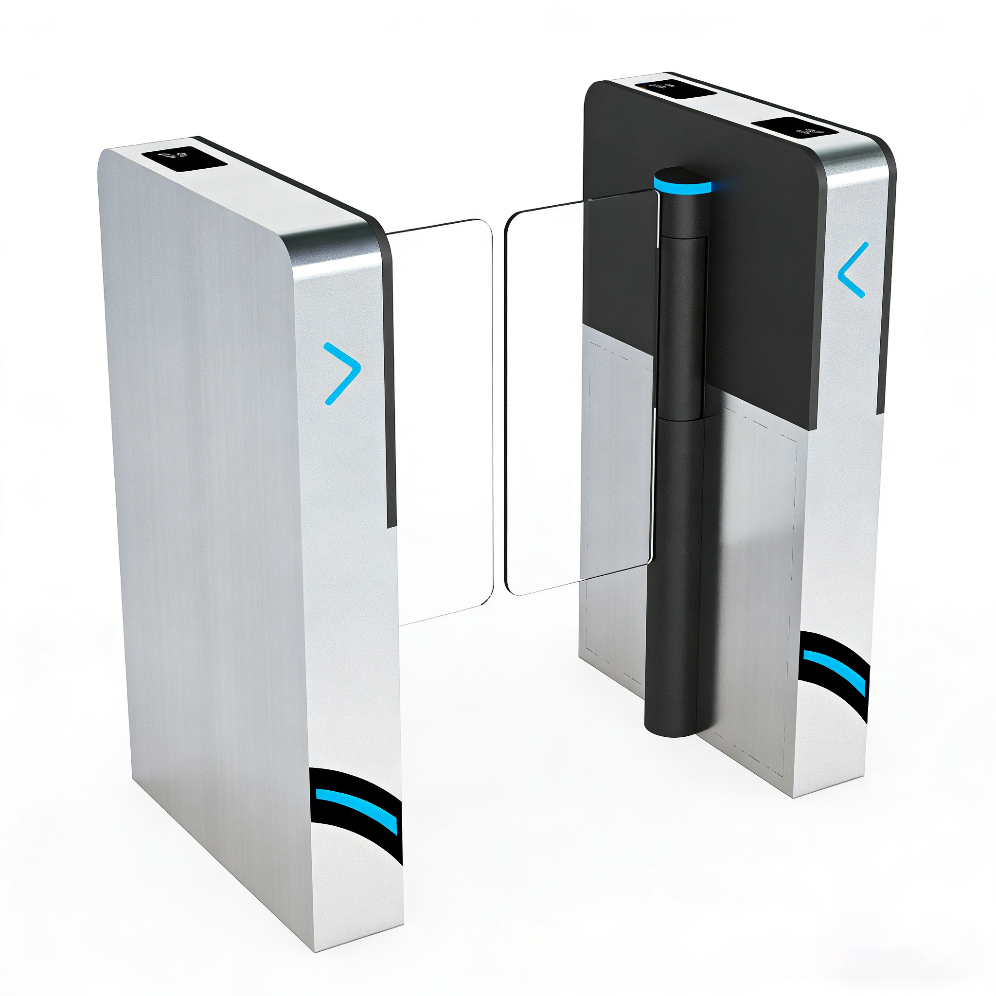 Stainless Steel RGB Swing Turnstile Gate IP66 3