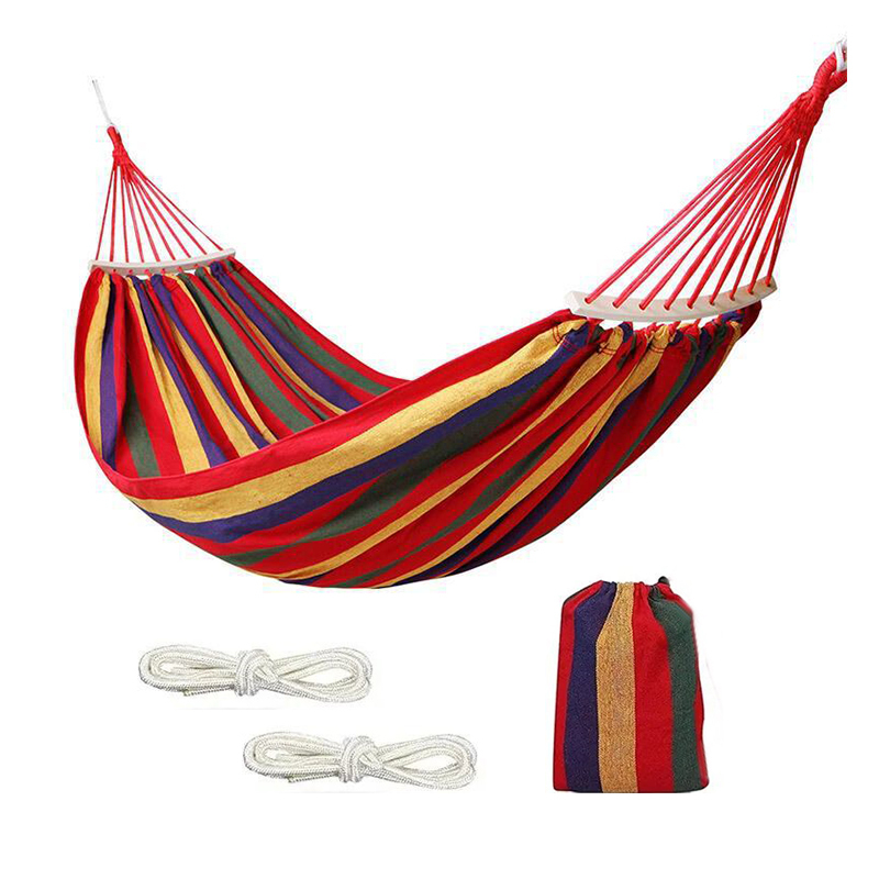 Foldable Canvas Travel Hammock for Hiking 2