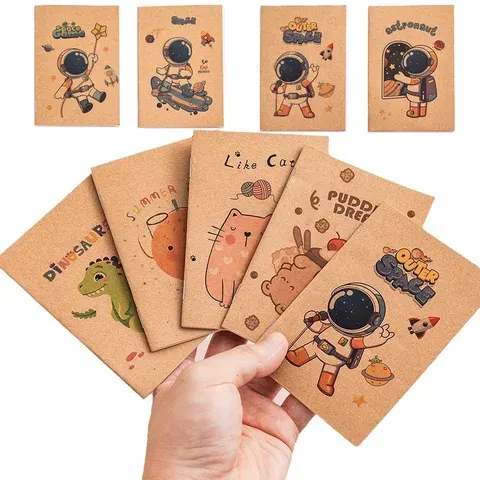 Mini-Kraftpapier-Notizbuch-Set