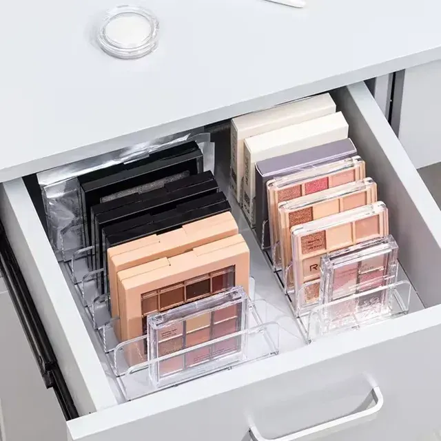 Clear Cosmetic Display Shelf, 7 Compartments 4