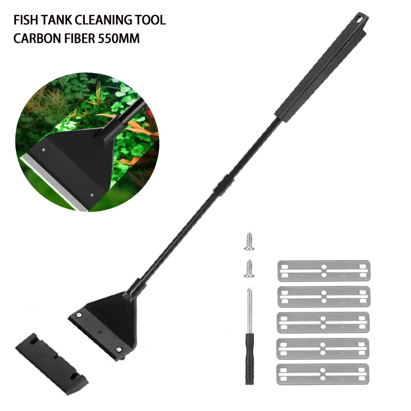 Dual-Function Glass Algae Scraper