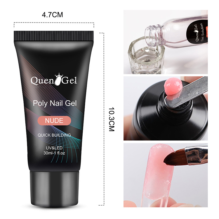 Sales Poly Gel Nail Kit With Solution Extension 3