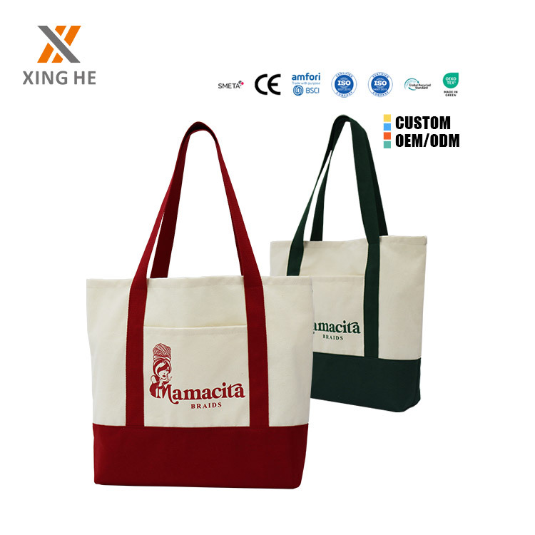 Reusable Organic Cotton Shopping Tote