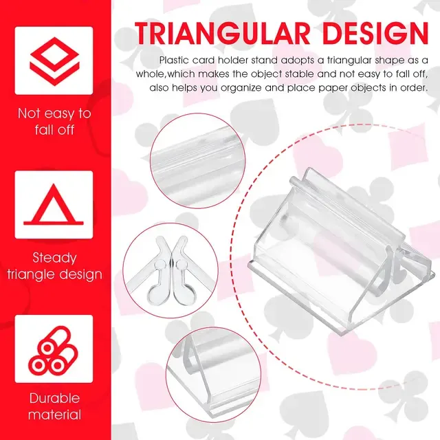 Plastic Card Stand 4