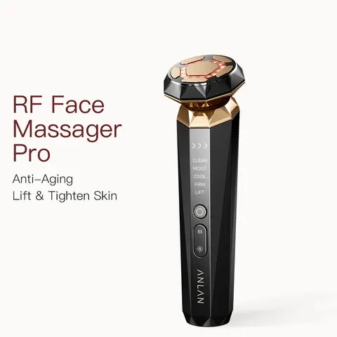 ANLAN Multifunktions-Hautpflegegerät Pro 18K Gold Gesicht Radiofrequenz mit