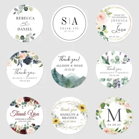 Personalized Round Labels