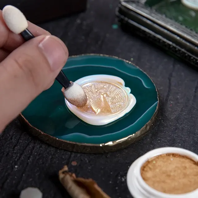 Glitter Fire Lacquer Wax Seal DIY Stamp 3