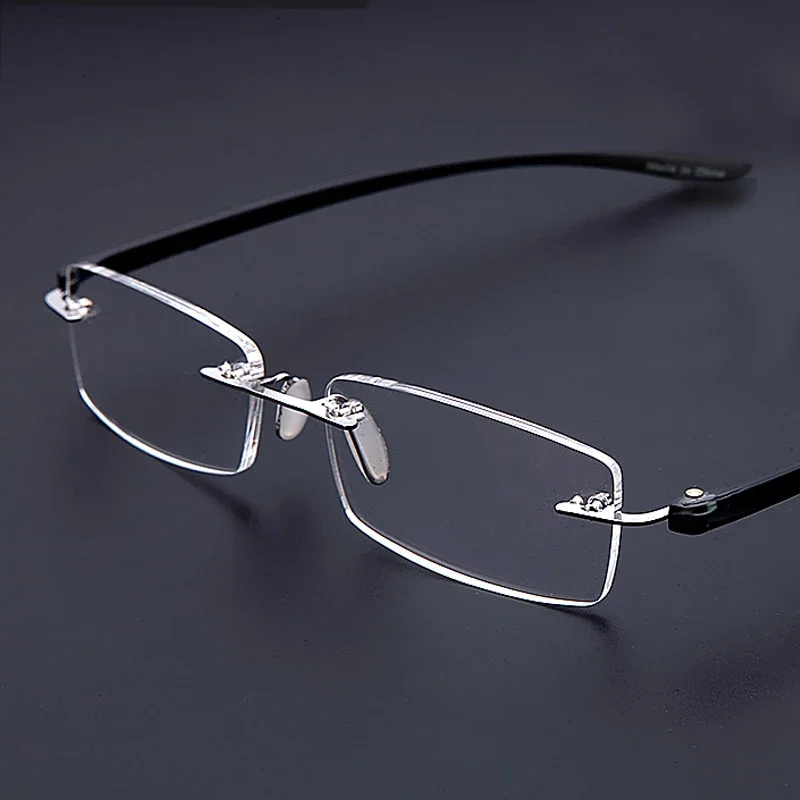 Rolipop Randlose Lesebrille Männer Rezept Damen Leser Metall