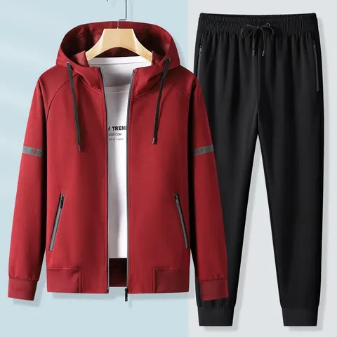 Autumn Men's Morning Run Workout Korean-style Cotton Leisure