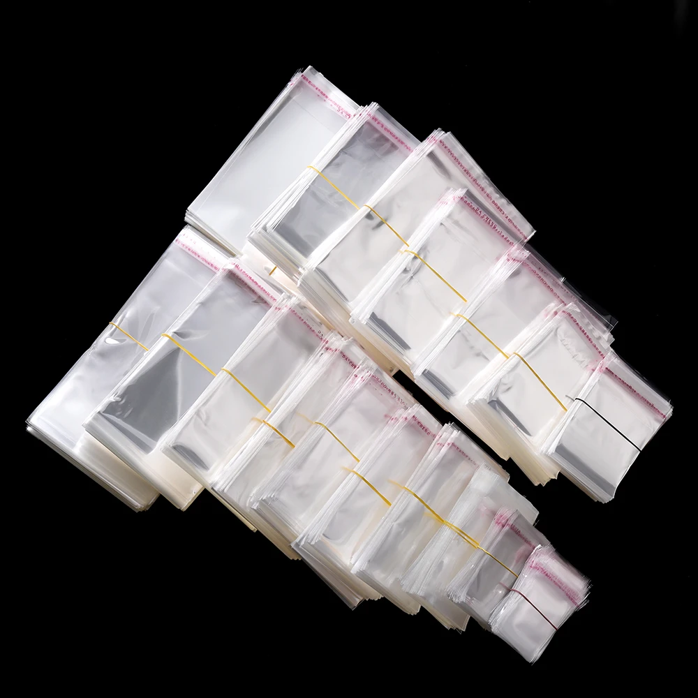 Transparent Self-Adhesive OPP Jewelry Bags 3