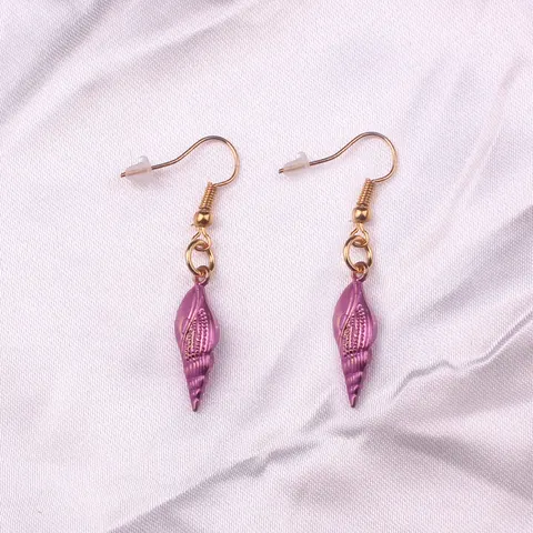 Seashell Drop Earrings