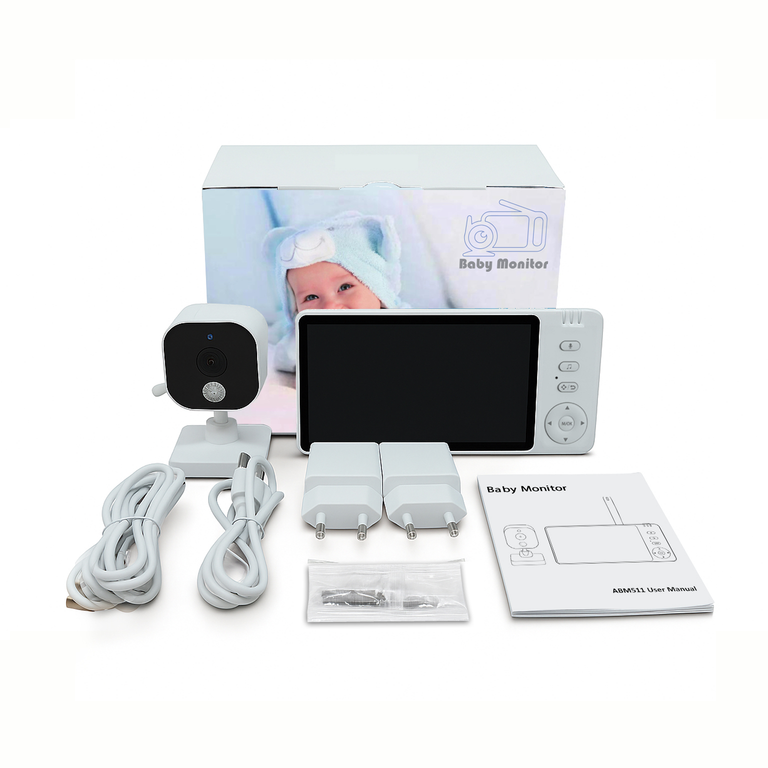 5-Inch Baby Monitor with Night Vision 2