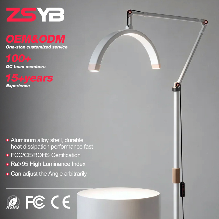 Arrivals Half Moon Floor Lash Lamp for Beauty