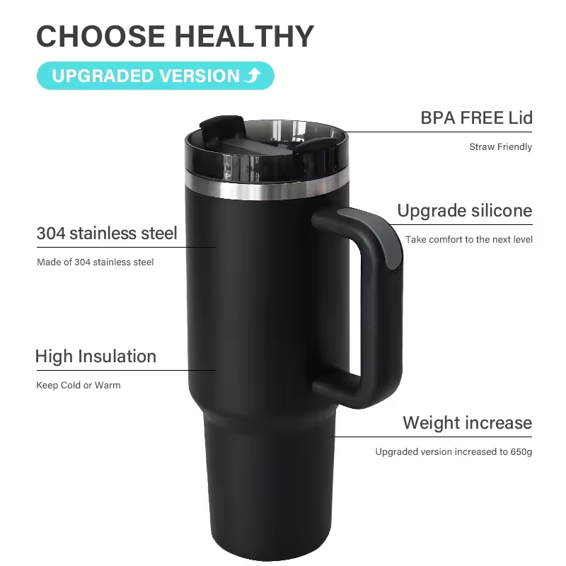 Linghui Stainless Steel Double Wall Vacuum Insulated 40oz 2