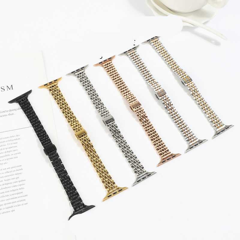 Suitable For Watch Strap Female Rose Gold Stainless