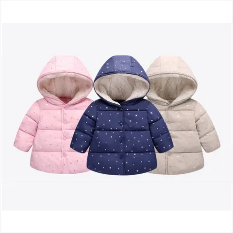 Foreign Trade Children's Cotton-padded Jacket Star Style Baby