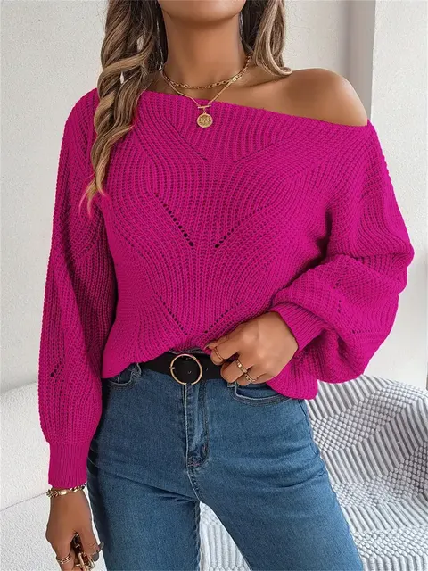 Off-Shoulder Sweater