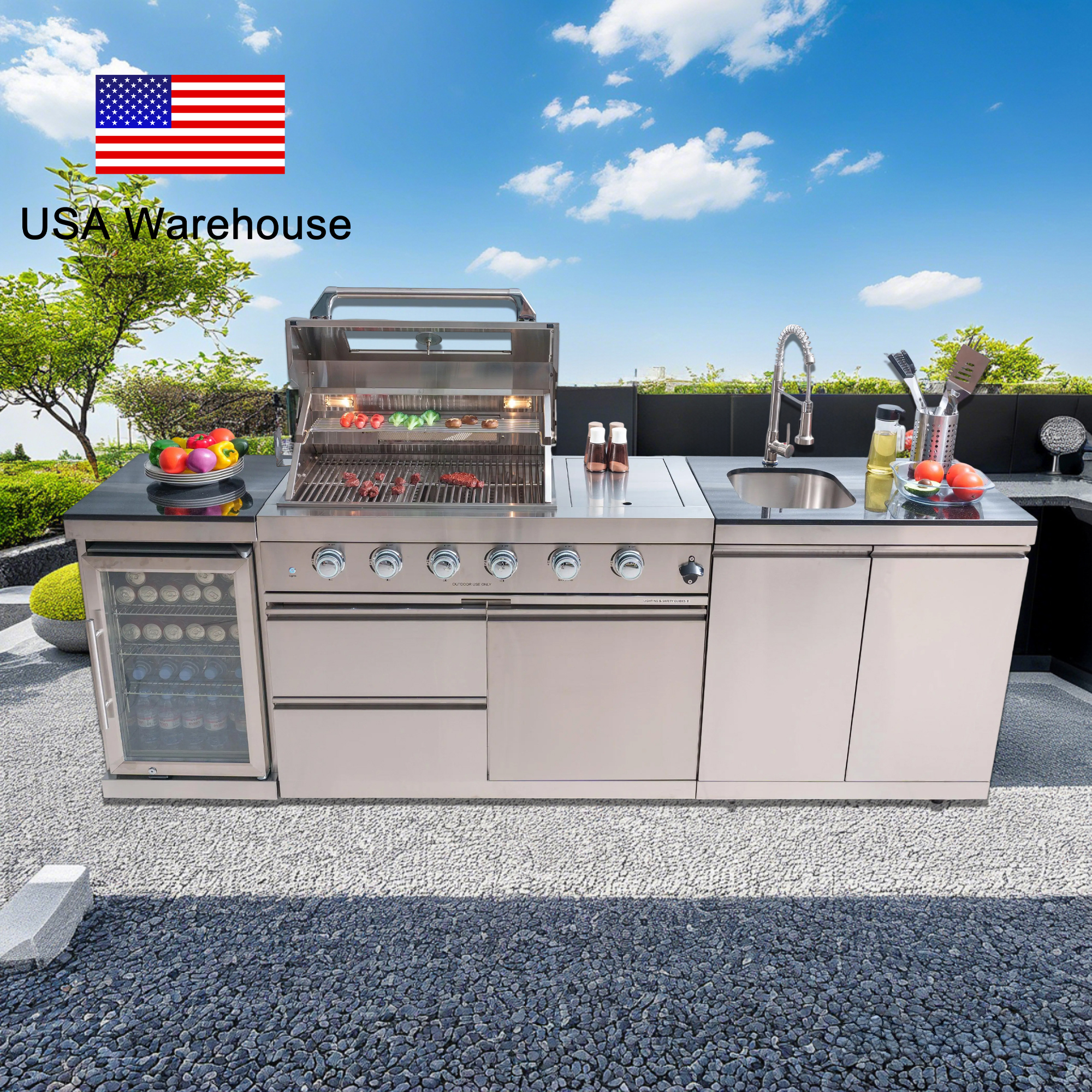 Modulares Gasgrill