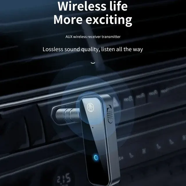 Bluetooth Audio Receiver with 3.5mm AUX 2