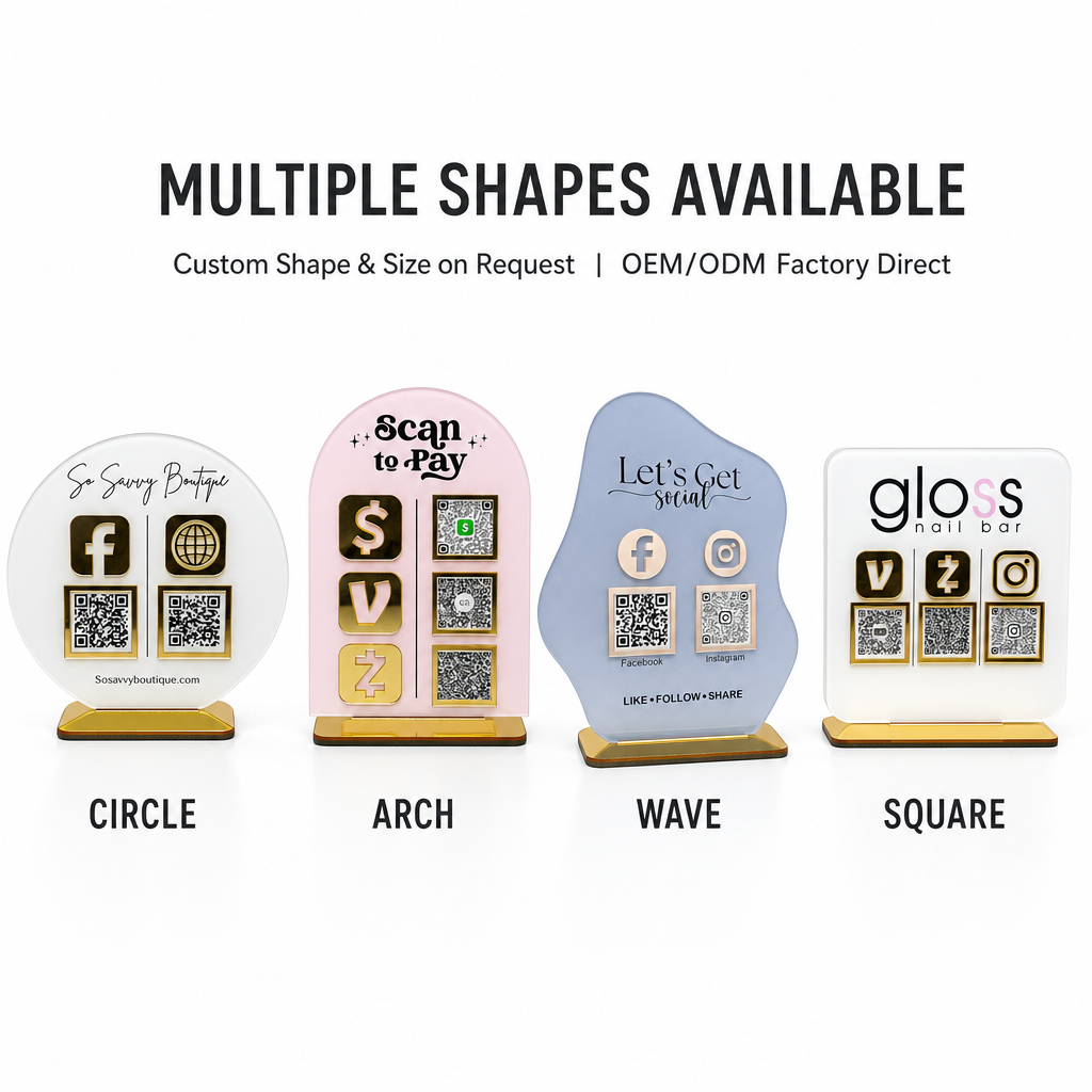 Transparent Acrylic Display Stand for Salons 3