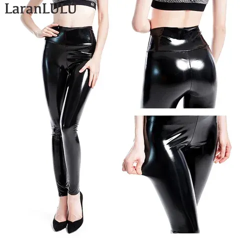 Wetlook Push-Up-Leggings