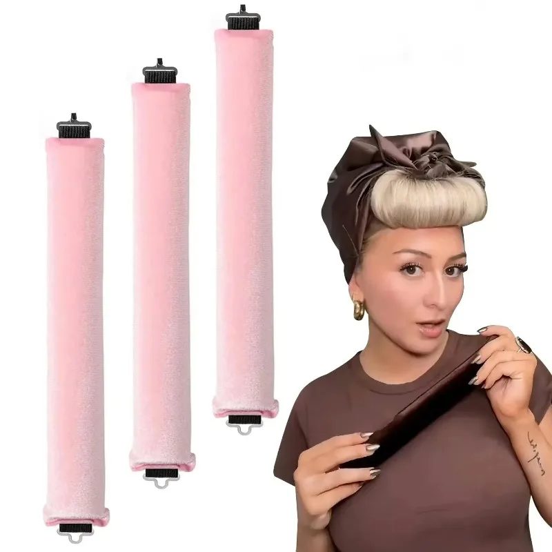 Hitzefreier Lockenwickler-Stirnband Ohne Hitze Weiche Flexi-Rollen Einfache Locken 2