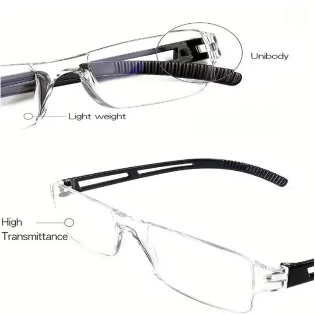 5 10 Stück Quadratische Lesebrille mit Kleinem Rahmen 4