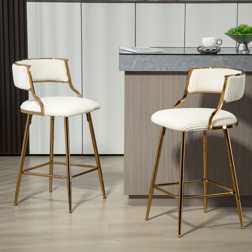 26 Counter Height Bar Stools Velvet Kitchen Island 2