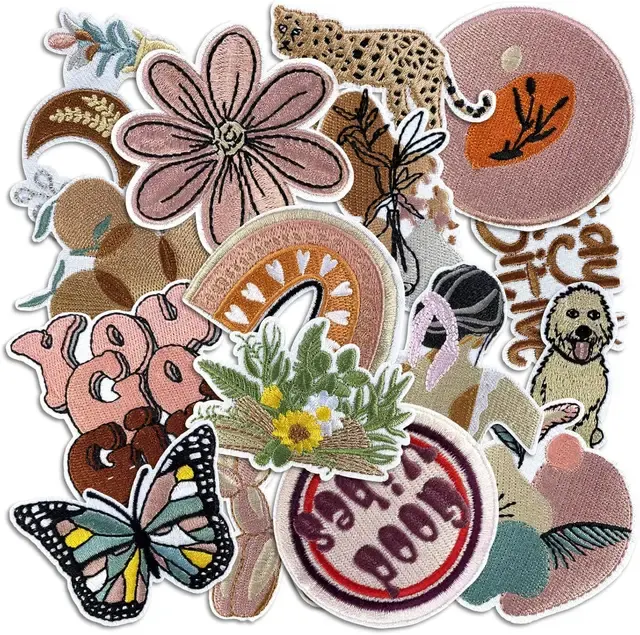 Bestickte Aufbügel-Patches 1