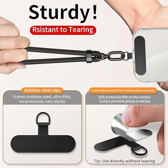 Universelles Verstellbares Telefon-Lanyard Umhängetasche Halskette Riemen Handyhülle Langes 3