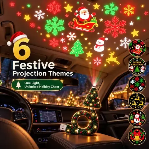 christmas projection night light